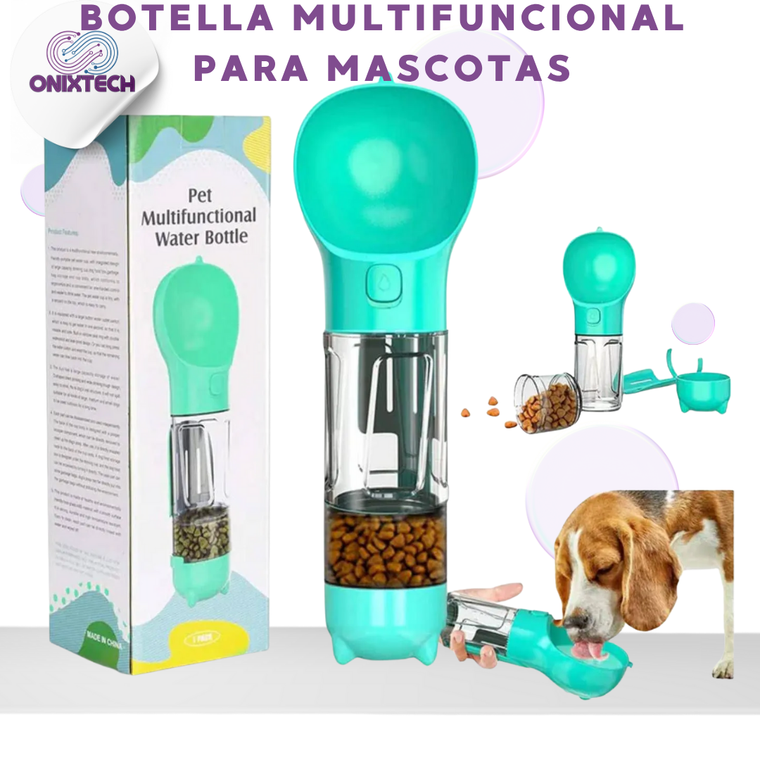 BOTELLA MULTIFUNCIONAL PARA MASCOTAS